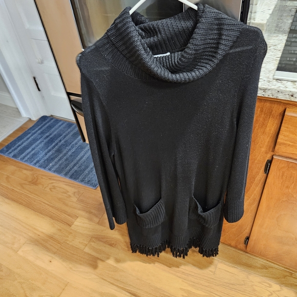 Soft Surroundings Sweaters - Soft Surroundings Black Cowl Neck Sweater